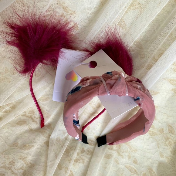 NWT Children's Place & Forever 21 Girls Set of TWO HeadBands in Pretty Colors - Picture 6 of 6
